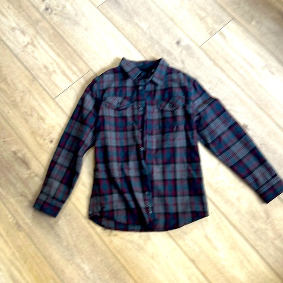 Burnside Boys Flannel Button Down Shirt - Picture 1 of 7